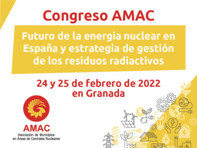 AMAC organiza un Congreso para abordar el futuro de la energía nuclear y la gestión de residuos en Granada del 23 al 25 de febrero