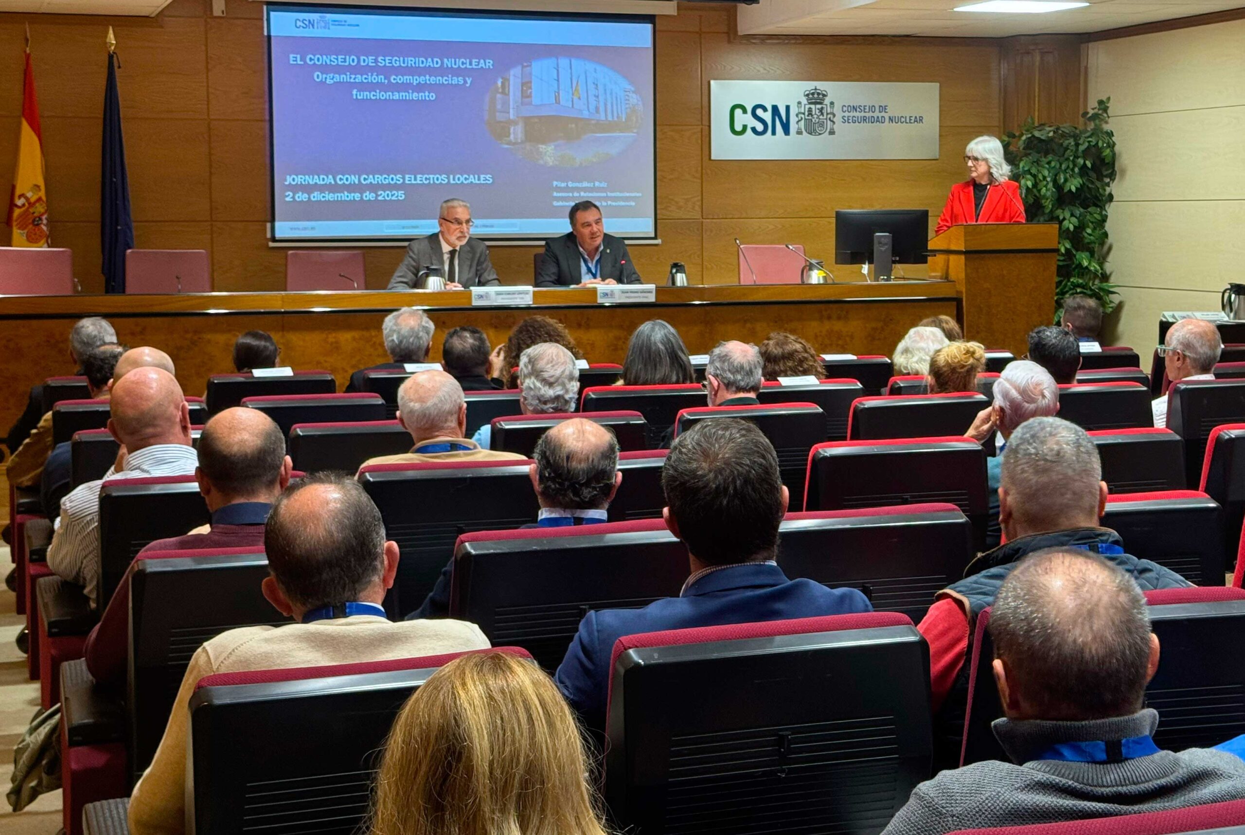 Presidentes del CSN y AMAC jornada formativa